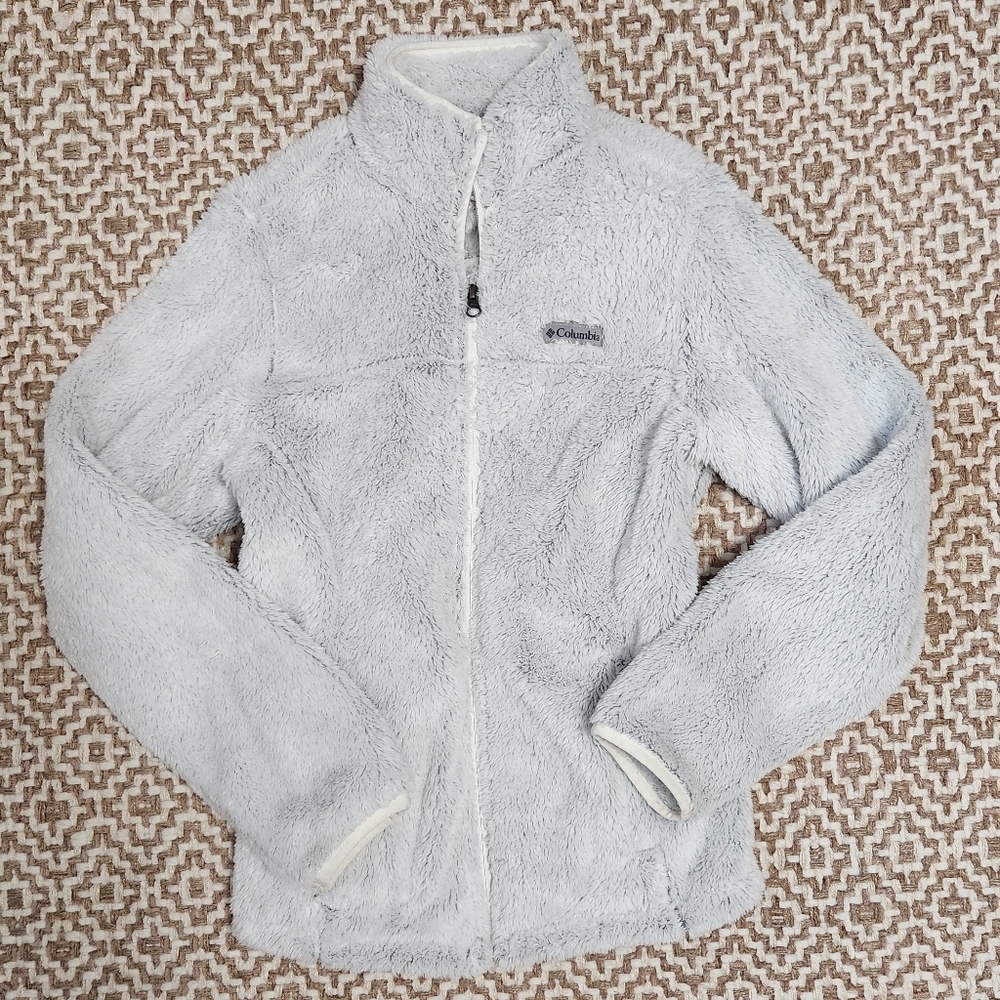 Columbia Women's Light Gray Fleece Jacket